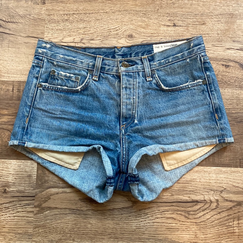 rag & bone jean shorts size 25